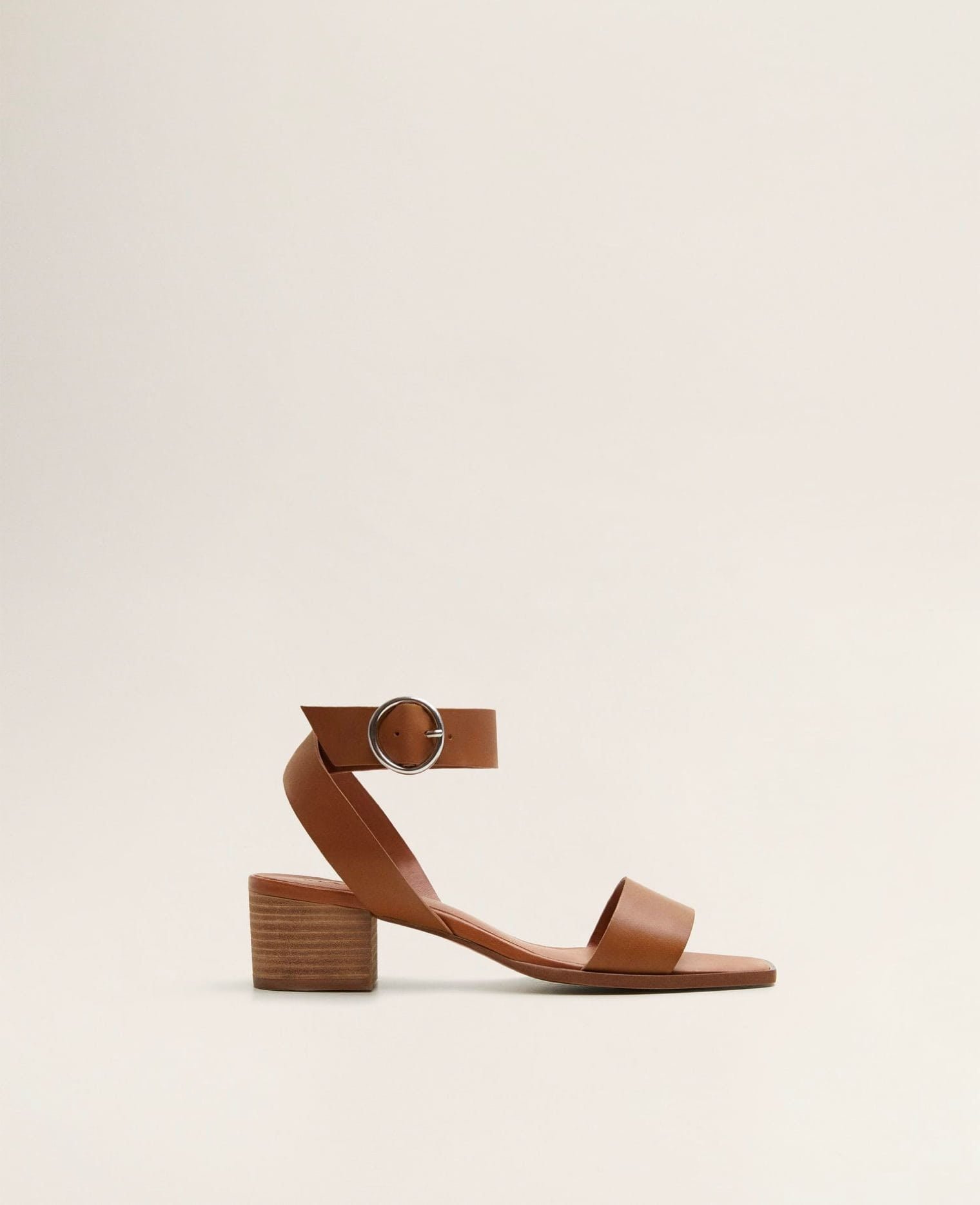 Studded leather clog