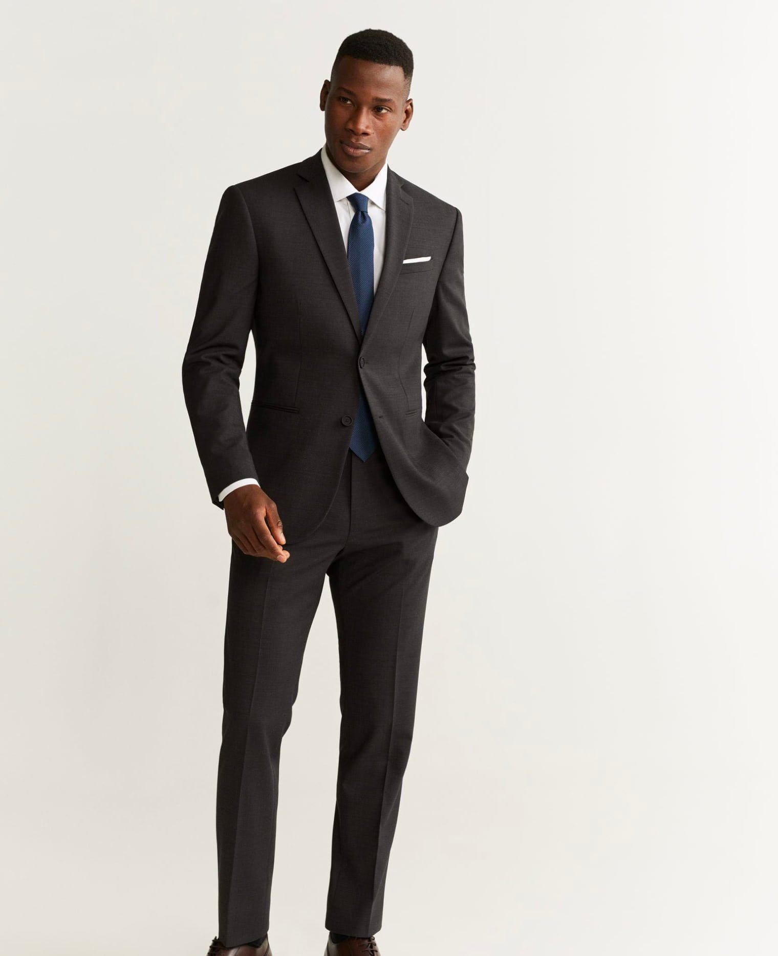 Tailored lapels wool coat
