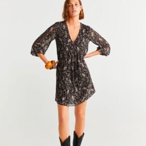 Printed retro dress